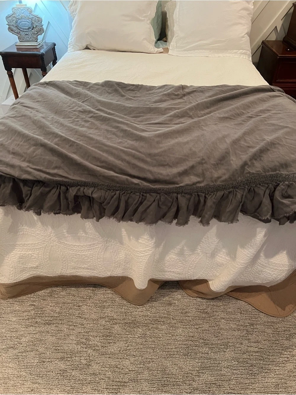 Restoration Hardware Teen Linen Twin Duvet